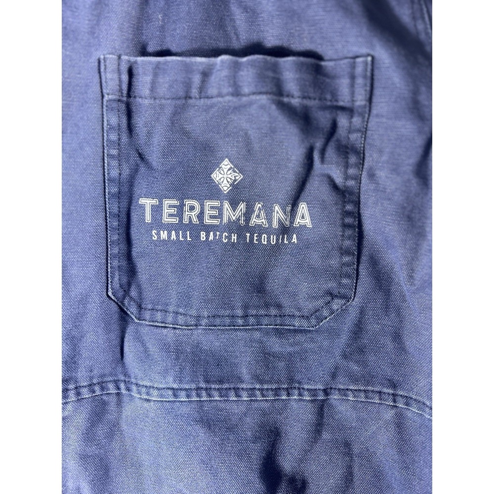 Teremana Chore Jacket Coat Sz L/XL Distressed Vintage Look Blue - Picture 2 of 5